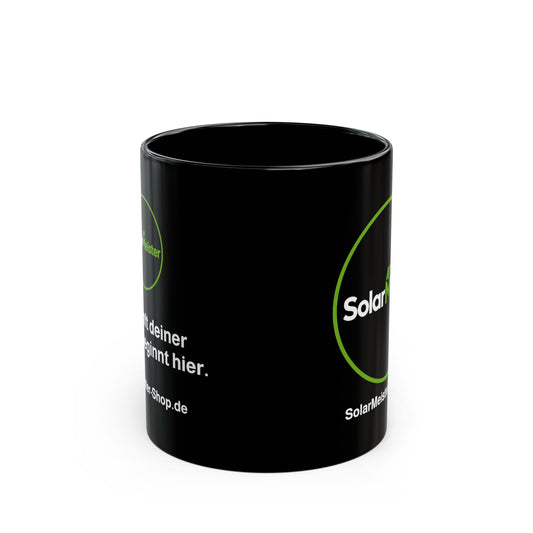 Copy of Copy of SolarMeister Black Coffee Mug – 11oz/15oz Logo Ceramic Cup