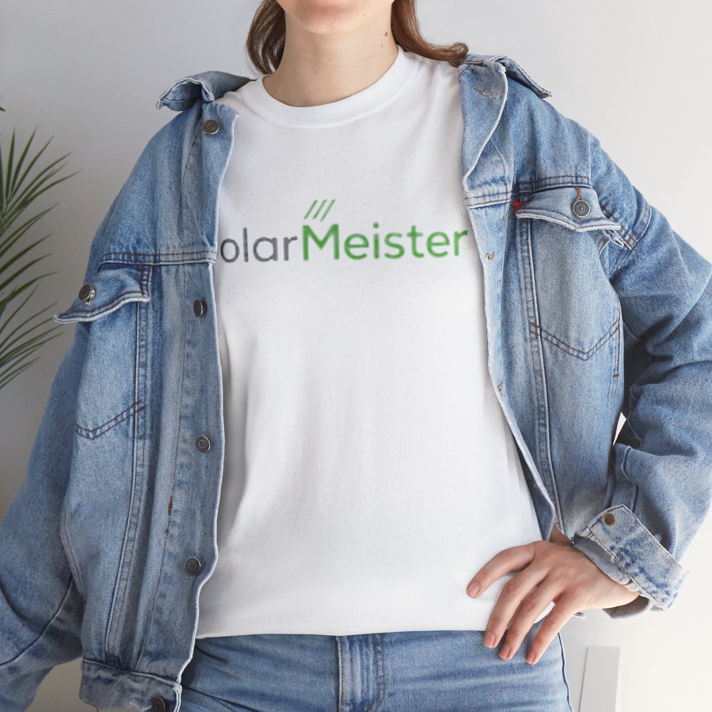 SolarMeister Logo-T-Shirt – Nachhaltiges Solar-Branding auf der Vorderseite