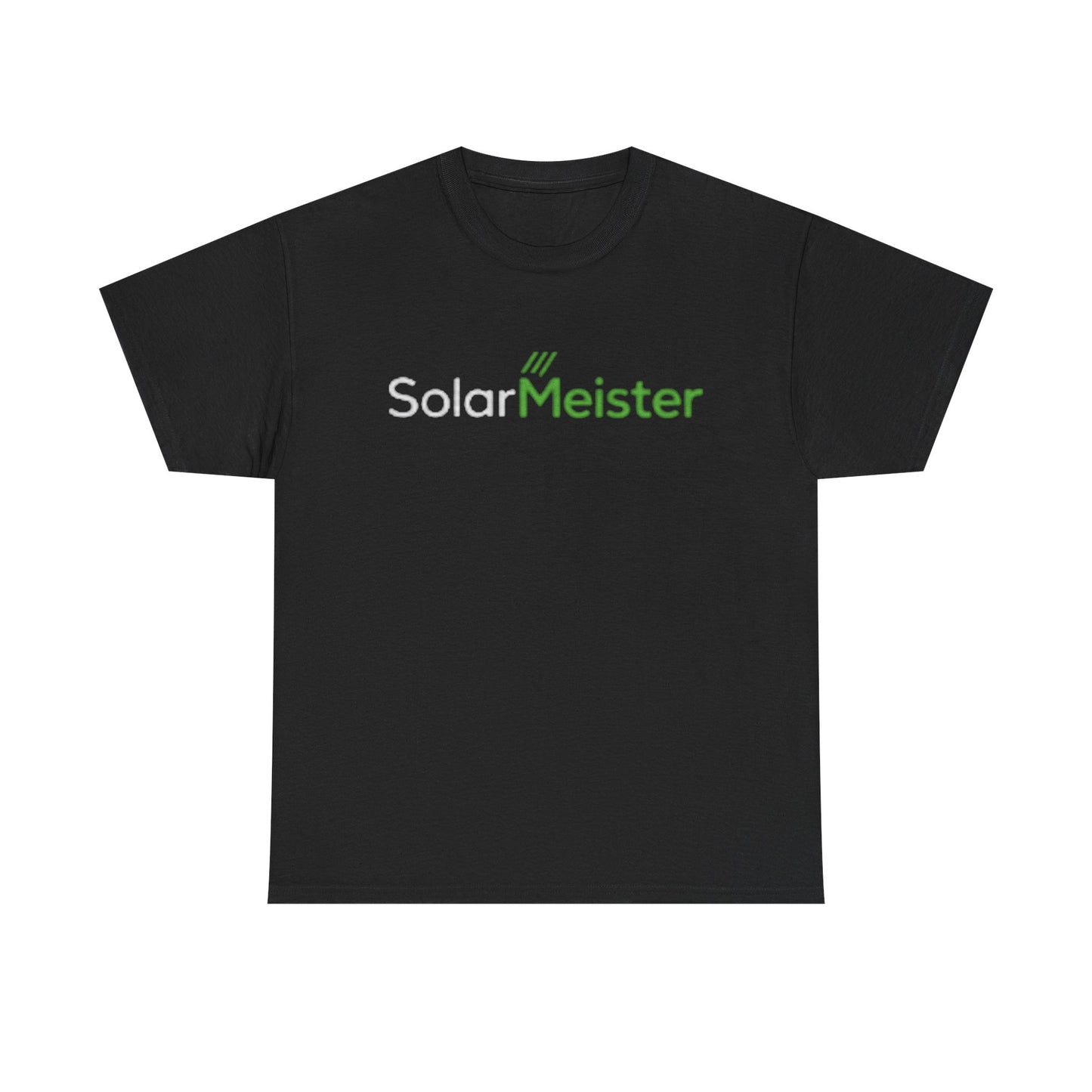 SolarMeister Logo-T-Shirt – Nachhaltiges Solarunternehmen-T-Shirt – Dunkles Shirt