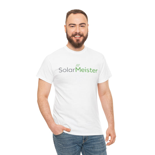 SolarMeister Logo-T-Shirt – Nachhaltiges Solar-Branding auf der Vorderseite