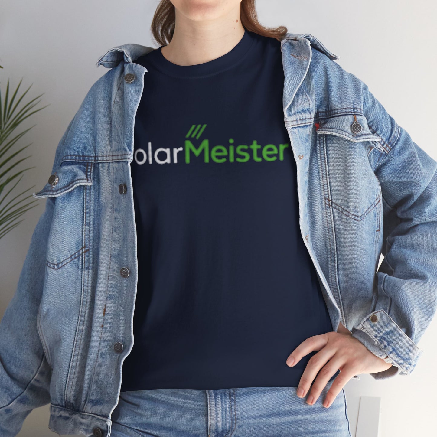 SolarMeister Logo-T-Shirt – Nachhaltiges Solarunternehmen-T-Shirt – Dunkles Shirt