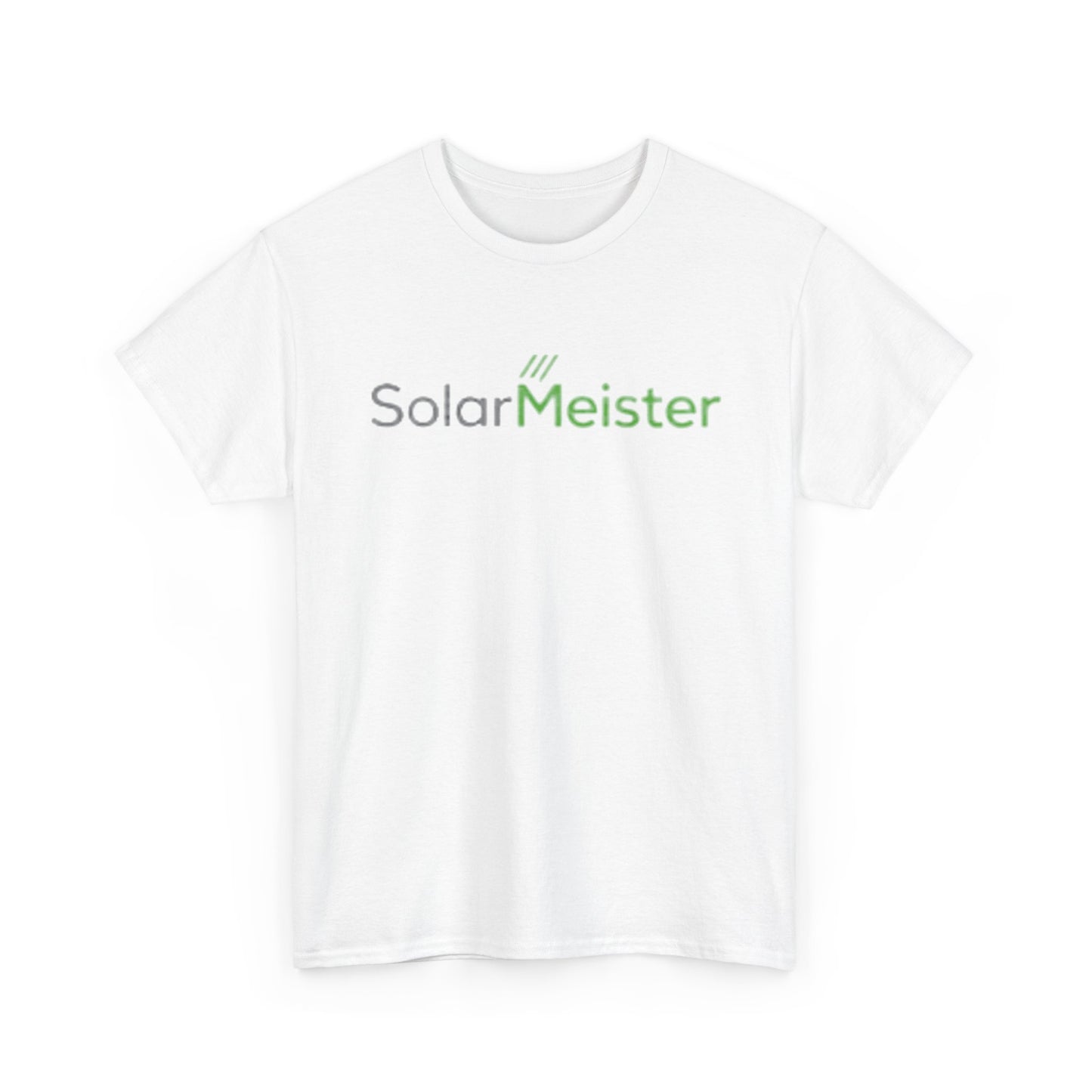 SolarMeister Logo-T-Shirt – Nachhaltiges Solar-Branding auf der Vorderseite