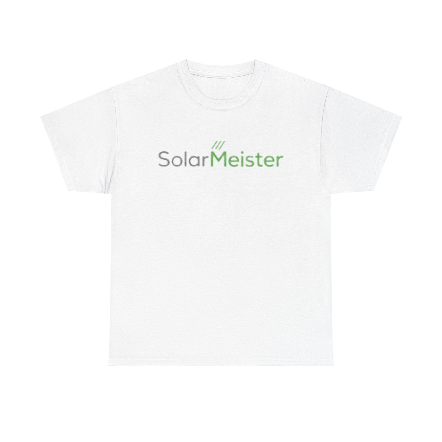 SolarMeister Logo-T-Shirt – Nachhaltiges Solar-Branding auf der Vorderseite