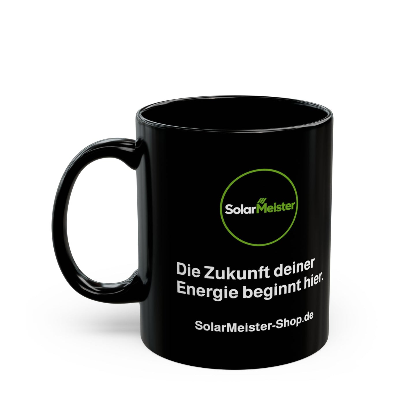 Copy of Copy of SolarMeister Black Coffee Mug – 11oz/15oz Logo Ceramic Cup