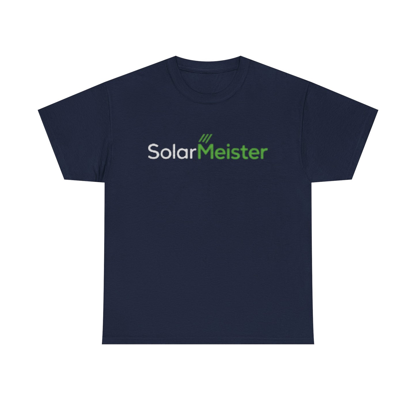 SolarMeister Logo-T-Shirt – Nachhaltiges Solarunternehmen-T-Shirt – Dunkles Shirt
