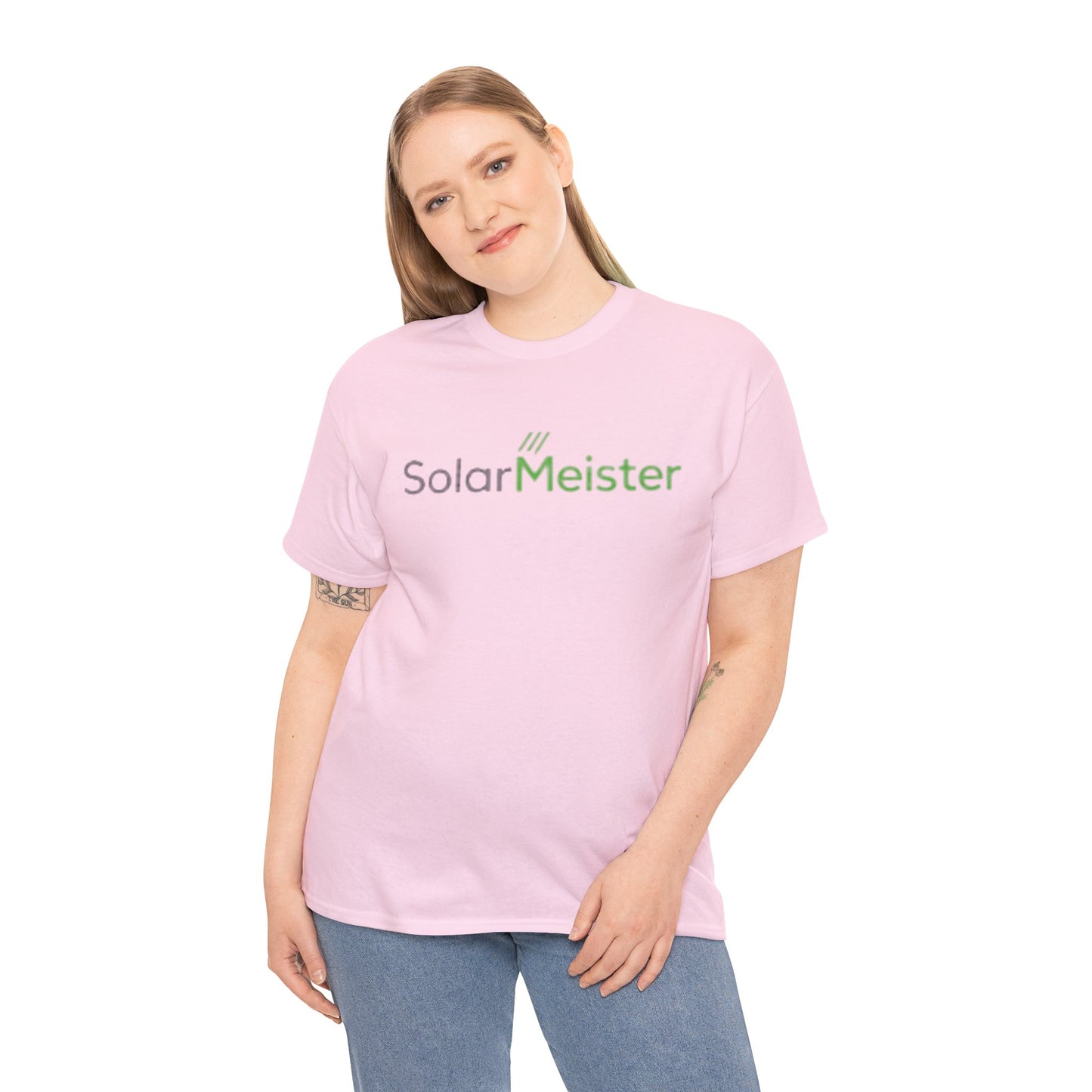 SolarMeister Logo-T-Shirt – Nachhaltiges Solar-Branding auf der Vorderseite