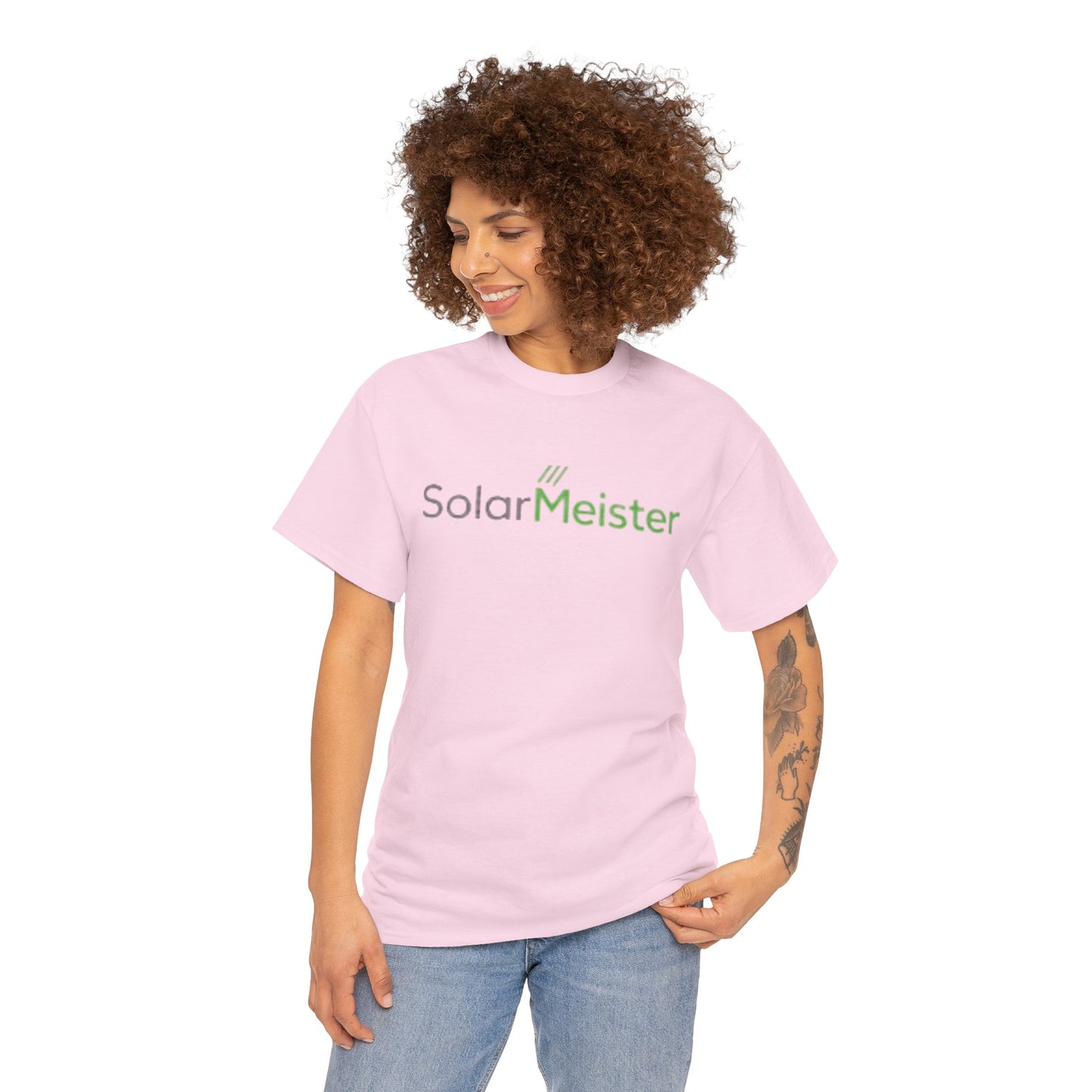 SolarMeister Logo-T-Shirt – Nachhaltiges Solar-Branding auf der Vorderseite