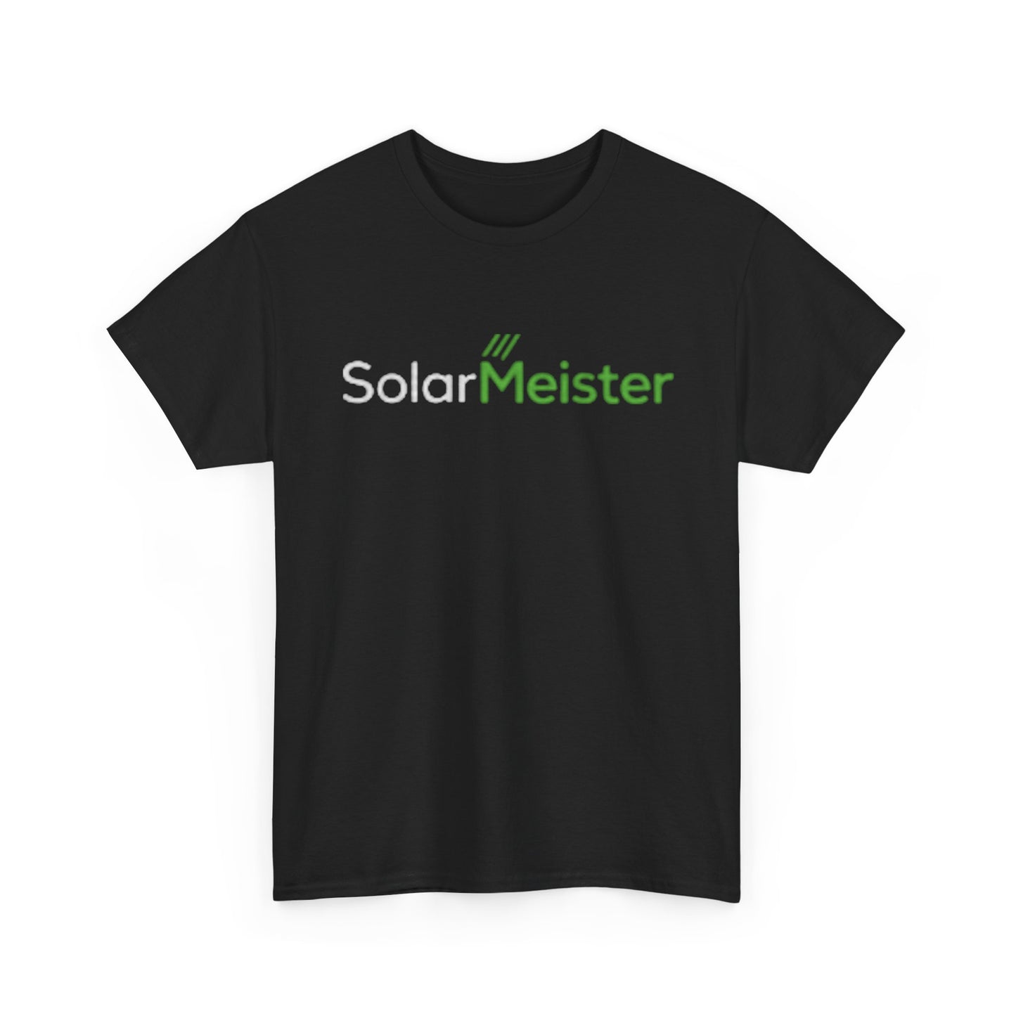 SolarMeister Logo-T-Shirt – Nachhaltiges Solarunternehmen-T-Shirt – Dunkles Shirt