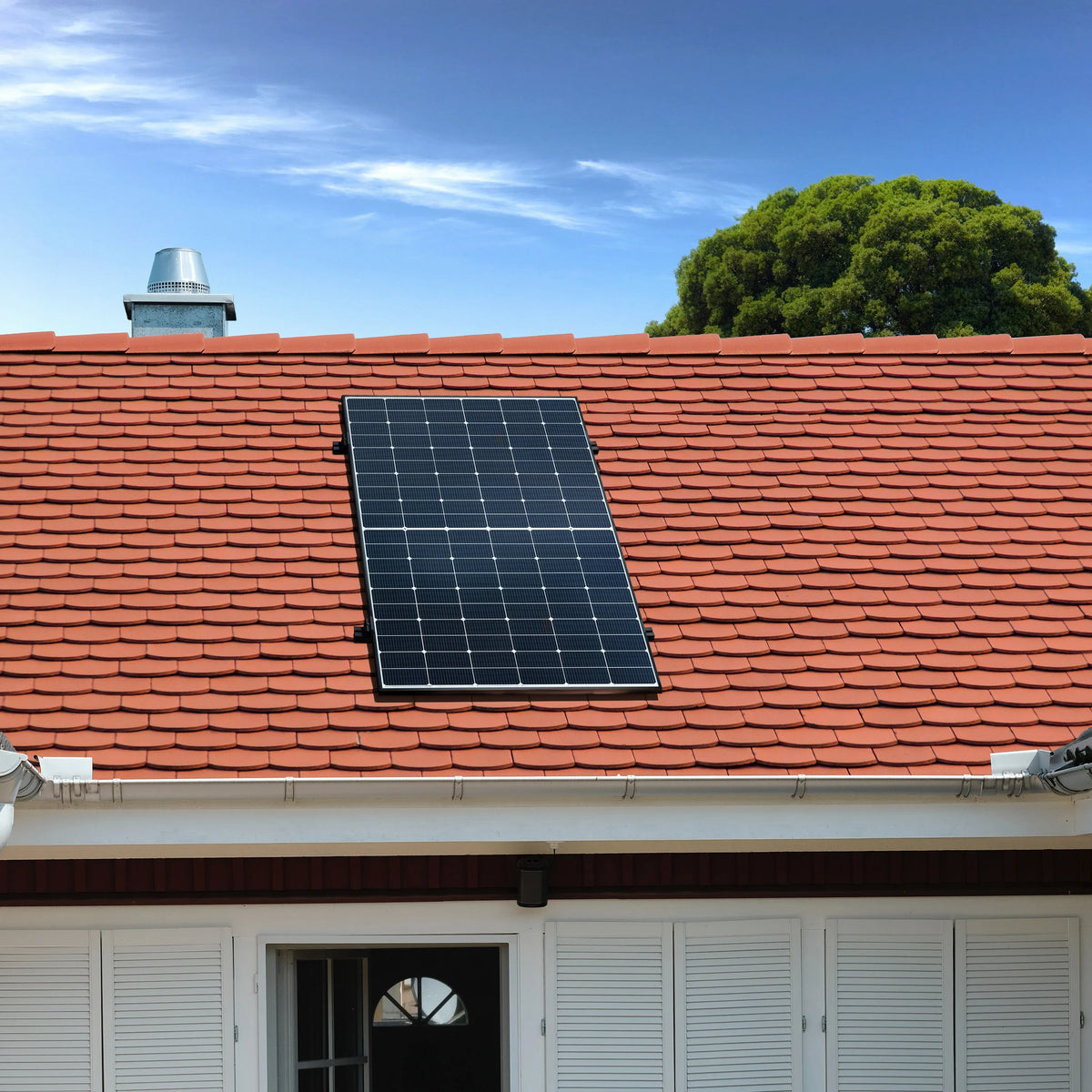 Basic Roof 450 bifazial (Biberschwanzdach) - SolarMeister Balkonkraftwerk-Komplettset