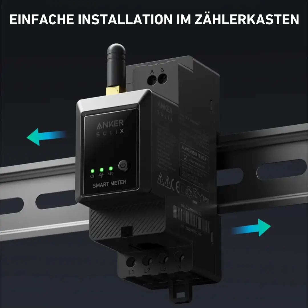 Anker SOLIX Smart Meter – Installationsübersicht
