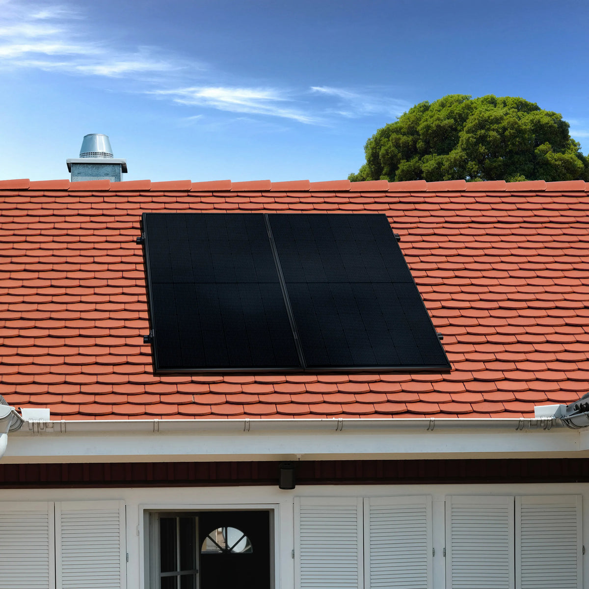 Max Roof 1000 bifazial (Biberschwanzdach) - SolarMeister Balkonkraftwerk-Komplettset